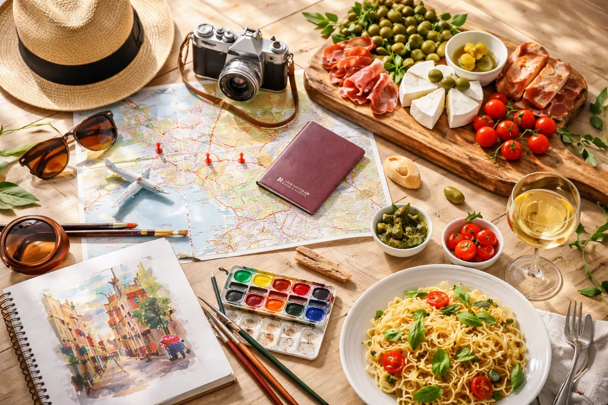 Comment organiser un voyage original en alliant gastronomie et loisirs créatifs