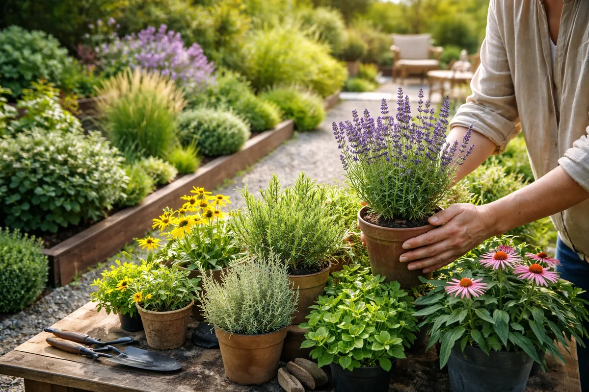 Les astuces pour choisir ses plantes dans un jardin optimisé