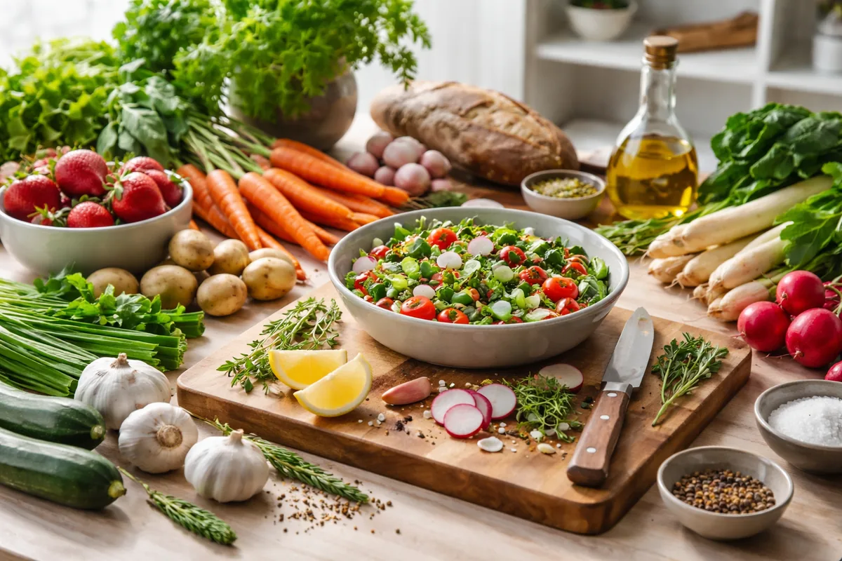 Comment préparer des plats savoureux avec des ingrédients locaux et de saison